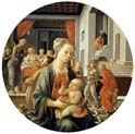 madonna with the child and scenes from the life of saint anne